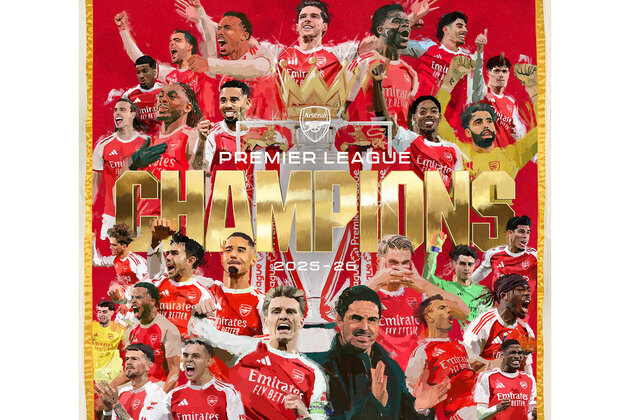 Arsenal become Premier League champions, end 22-year title drought
