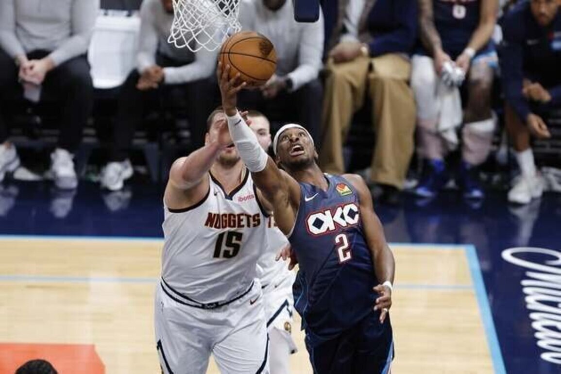NBA roundup: Thunder emerge with scrappy OT win over Nuggets
