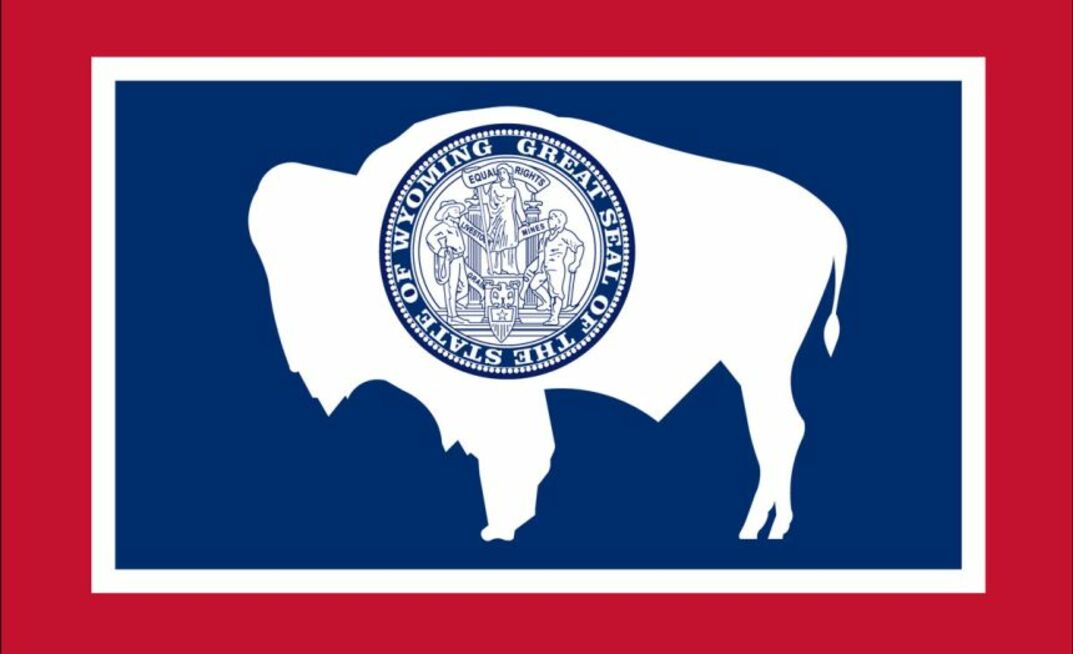Wyoming flag.