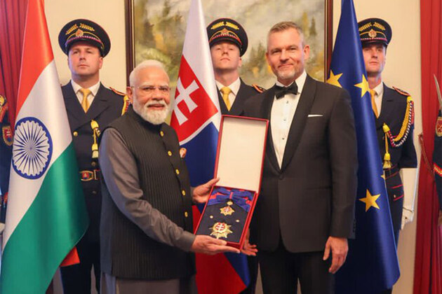 "Recognition of India's growing stature:" BJP's Naveen Jindal congratulates PM Modi on receiving Slovakia's highest civilian honour