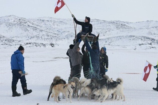Greenlands defenses are two dog sleds  Trump