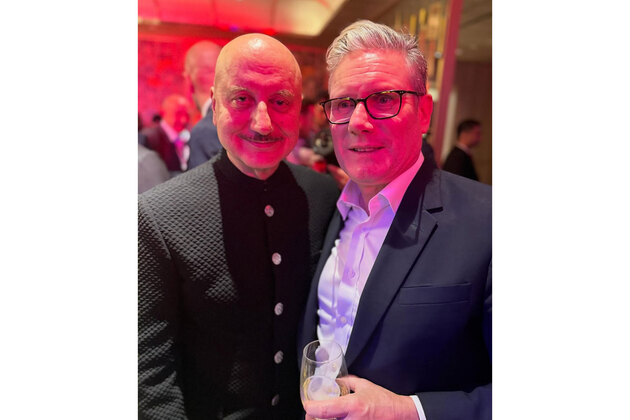 Anupam Kher meets UK PM Keir Starmer, calls him "great admirer" of film 'Bend It Like Beckham'