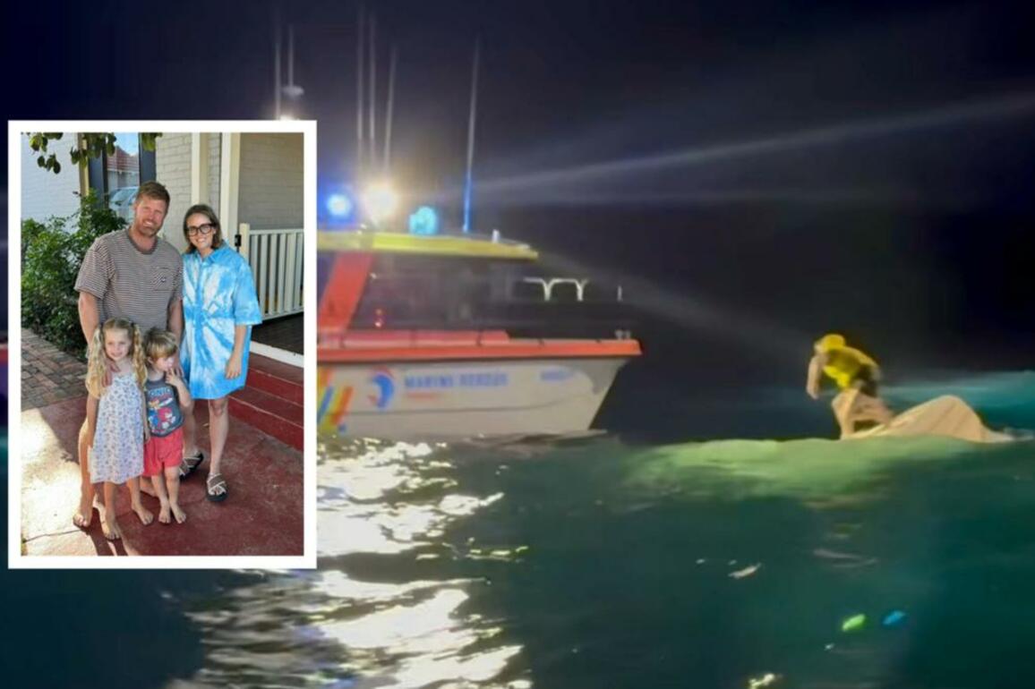 Clayton Robinson- Perth dad describes terrifying moment boat sinks off Rottnest Island