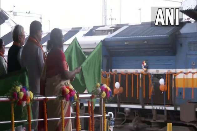 Tripura: President Murmu flags off first Kolkata-Agartala express train