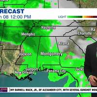 Cool Saturday night, mainly dry Sunday, trending hotter next week - WAKA 8