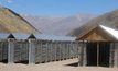 The diamond core storage facility at Vizcachitas in Chile 