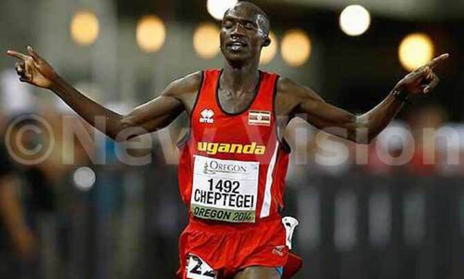 Cheptegei wins gold at World Junior Championships Cheptegei wins gold at World Junior Championships