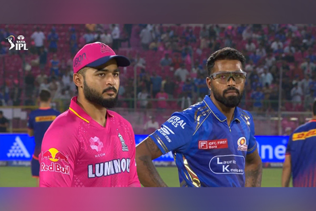 IPL 2025: RR skipper Riyan Parag wins toss, opts to bowl against MI