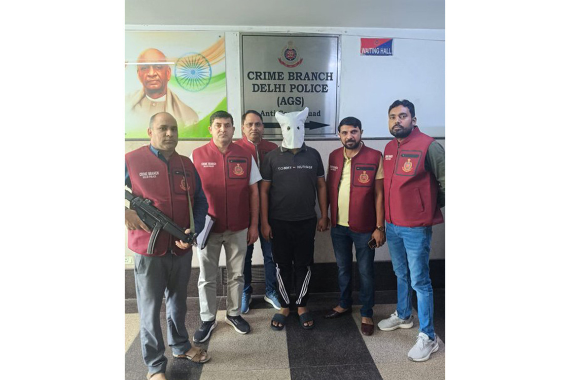 Delhi Police arrest Nandu gang associate in Dwarka; live cartridges, single-shot pistol recovered
