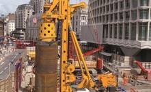  Bauer’s work on the stations for the new Elizabeth lien included deep foundation work in the centre of London