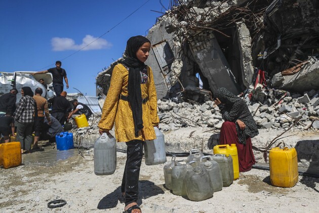 MIDEAST-GAZA-JABALIA REFUGEE CAMP-WATER-SHORTAGE