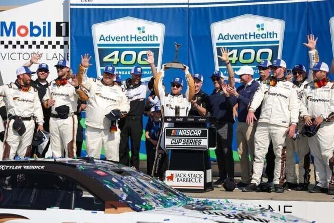 Saved by a spin: Tyler Reddick needs OT at Kansas to claim fifth win