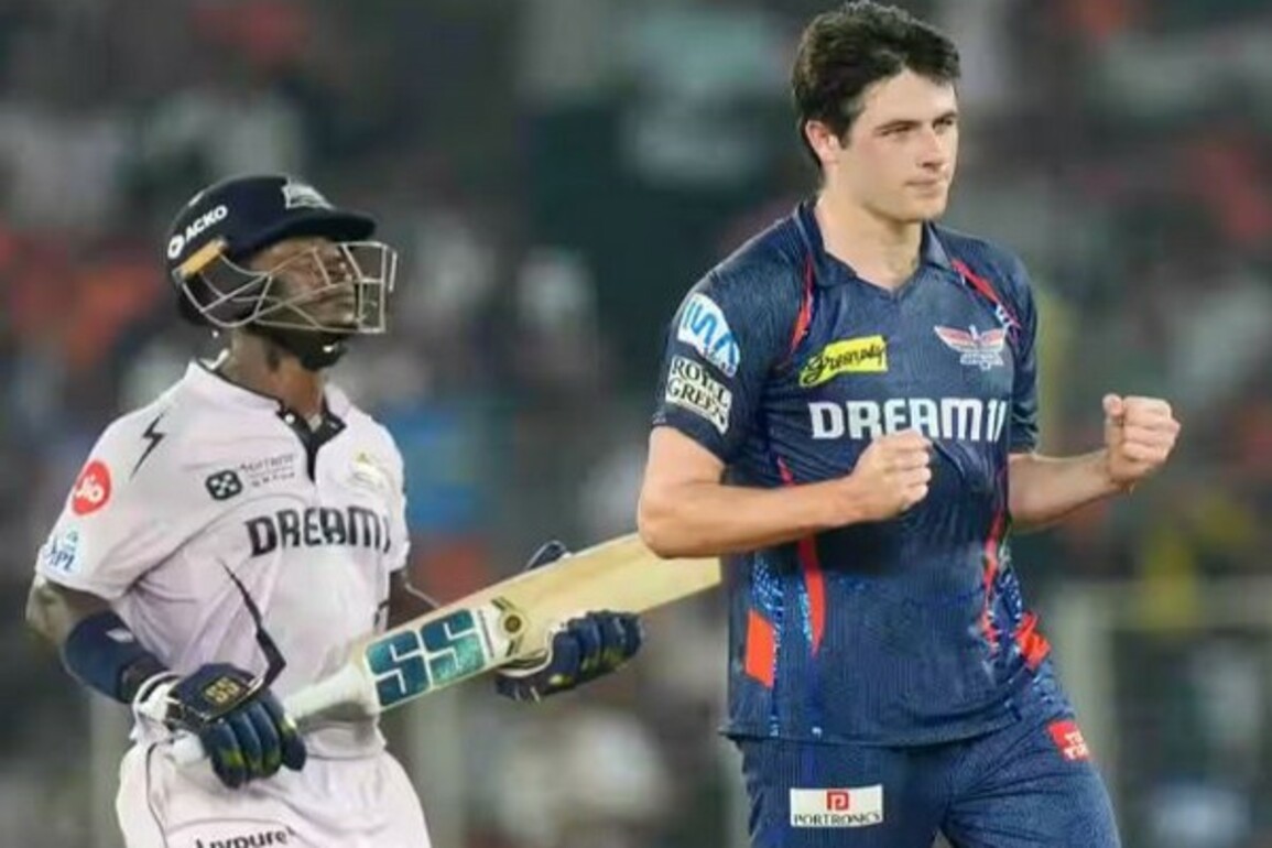 William ORourke, Akash Singh shine as LSG posts commanding victory over GT by 33 runs