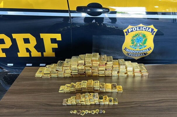 Maior apreensão de ouro no Brasil estava em barras 