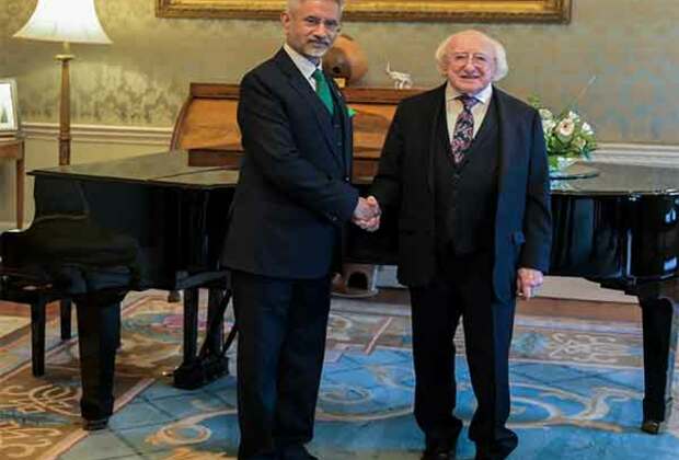 EAM Jaishankar meets Ireland President Michael Higgins