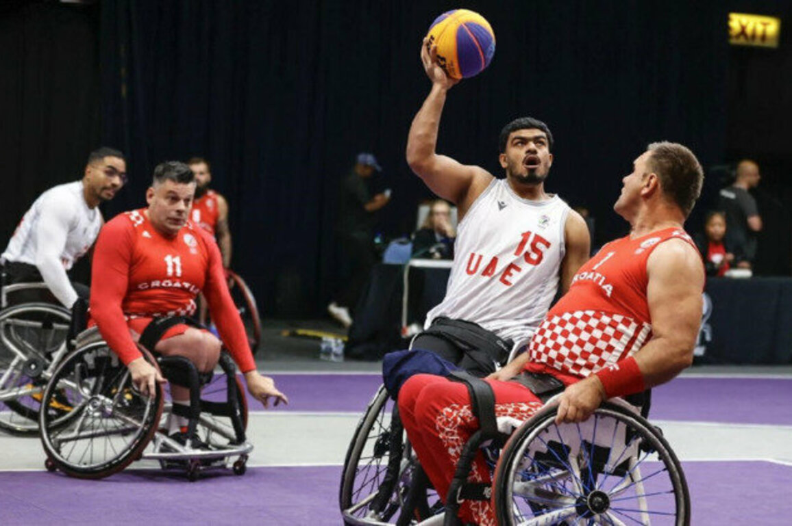 UAE national team defeats Croatia in opening match of Wheelchair Basketball World Cup