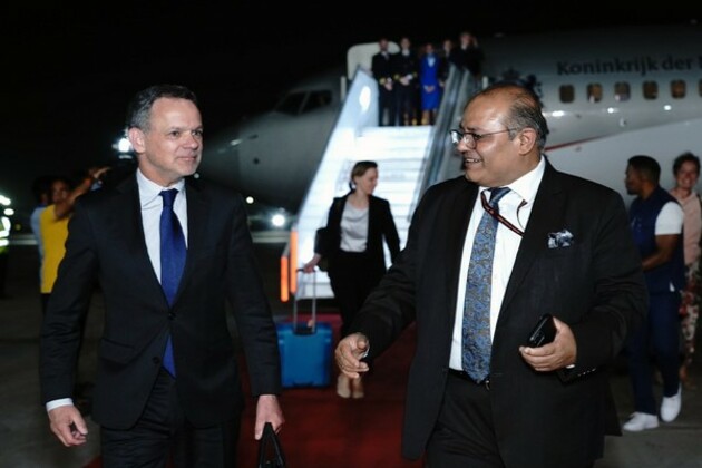 Netherlands Foreign Minister Veldkamp arrives in India, set to meet EAM Jaishankar