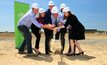  The ground breaking for the new Mackay METS centre in Queensland.