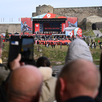 ESTONIA-NARVA-RUSSIA-IVANGOROD-VICTORY DAY-COMMEMORATIONS