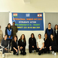 Indian Peacekeepers in Lebanon mark International Women's Day with Yoga session