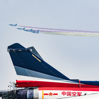 SINGAPORE-AIRSHOW-CHINESE PLA-AEROBATIC TEAM-VALIDATION FLIGHT