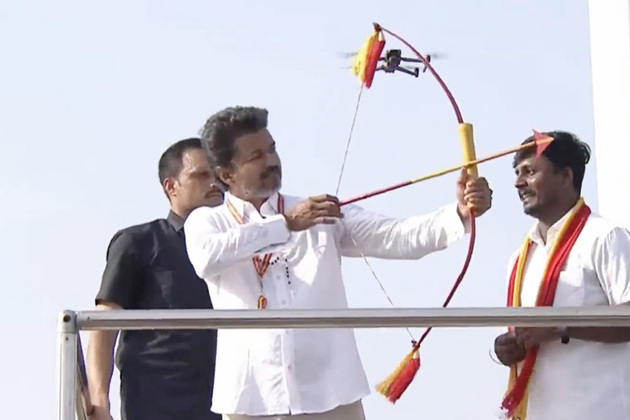 Tamil Nadu: TVK Chief Vijay holds election campaign in Kanniyakumari