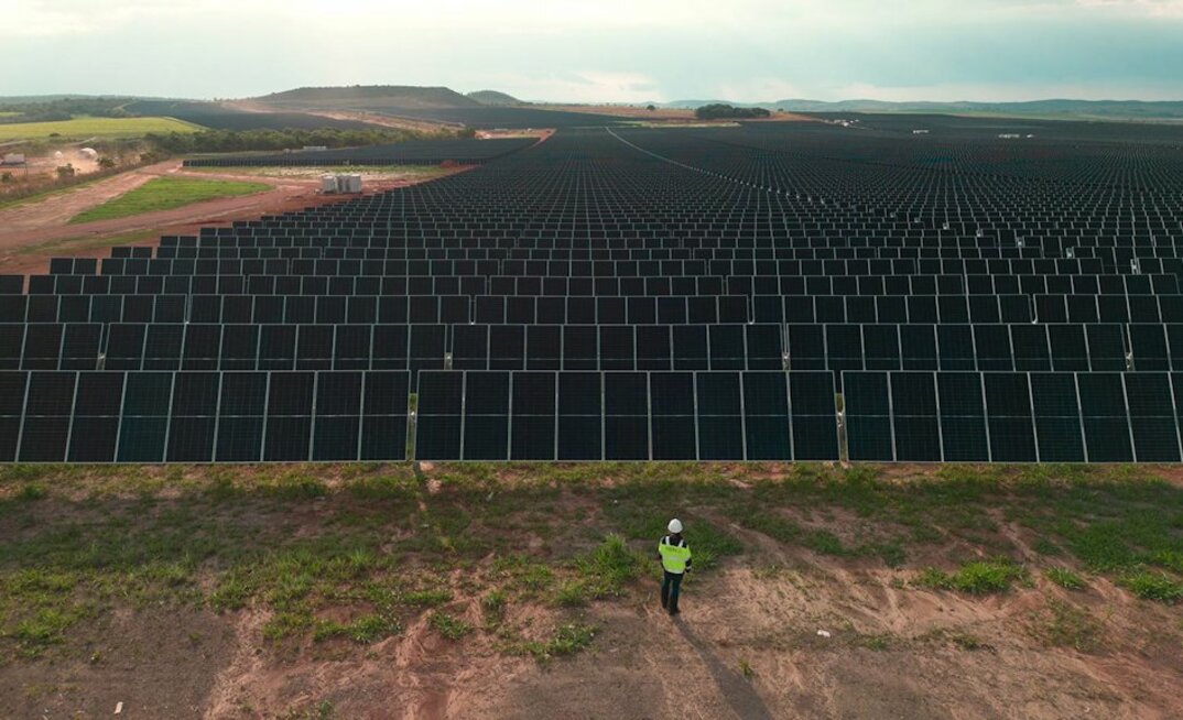 Parque solar Boa Sorte, da Hydro, em MG