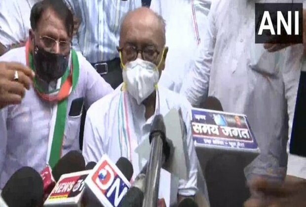 MP: Case file against Digvijaya Singh for unlawful assembly