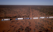  Trucks transporting Carnegie's battery storage systems.