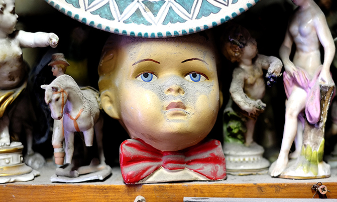 Broken treasures revived in Rome's little shop of doll horrors Broken treasures revived in Rome's little shop of doll horrors