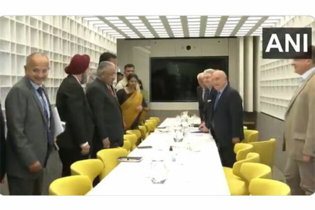 Kanimozhi's all-party delegation meets DG of Hellenic Foundation for European and Foreign Policy