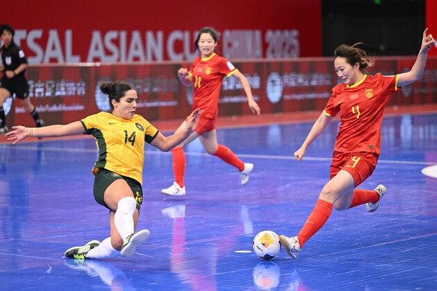 (SP)CHINA-HOHHOT-FUTSAL-AFC WOMEN'S ASIAN CUP-CHN VS AUS (CN)