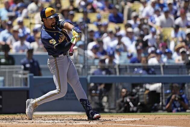 Jake Bauers, Logan Henderson star as Brewers take series with Dodgers
