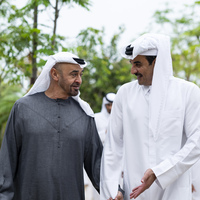 UAE-ABU DHABI-QATAR-LEADERS-MEETING