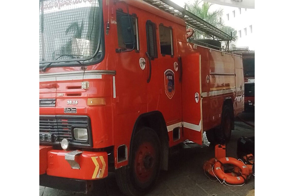 Fire breaks out at furniture godown in Hyderabad