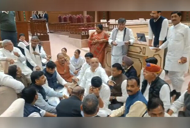 Rajasthan: Congress MLAs spend night in Assembly, suspended for protesting against minister's 'dadi' remark