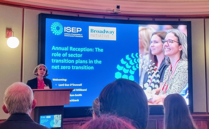Rain Newton-Smith was speaking at the launch of the Sector Transition Plan guidance in London Rain Newton-Smith was speaking at the launch of the Sector Transition Plan guidance in London