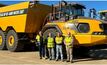 YIF CEO Andy Hoare (left), VHM CEO Ron Douglas, VHM executive general manager projects Bernie Hyde and YIF general manager Trent Everest. Photo courtesy VHM