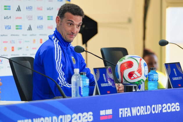 (SP)U.S.-KANSAS CITY-FOOTBALL-FIFA WORLD CUP-PRESS CONFERENCE-TEAM ARGENTINA