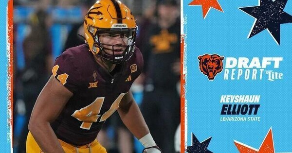 Bears select Arizona State LB Keyshaun Elliott 166th overall?