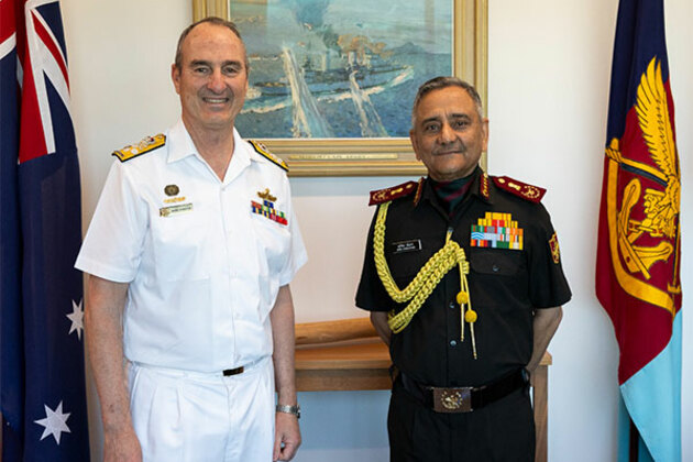 Australia's Chief of Defence Force hosts CDS General Chauhan, expresses commitment to working with India on enhancing interoperability