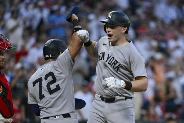 MLB roundup: Ben Rice (7 RBIs) leads slugfest for Yanks over Cards