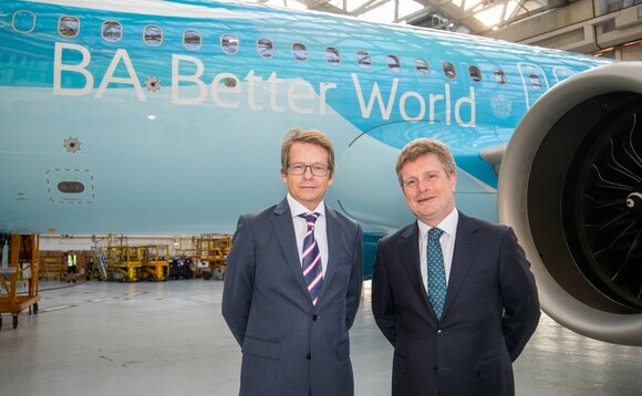 British airways CEO Sean Doyle and Martin Thomsen, CEO of BP’s aviation division