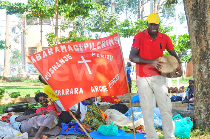  hristians from ushanje parish barara rchdiosece praising od while at amugongo ahead 