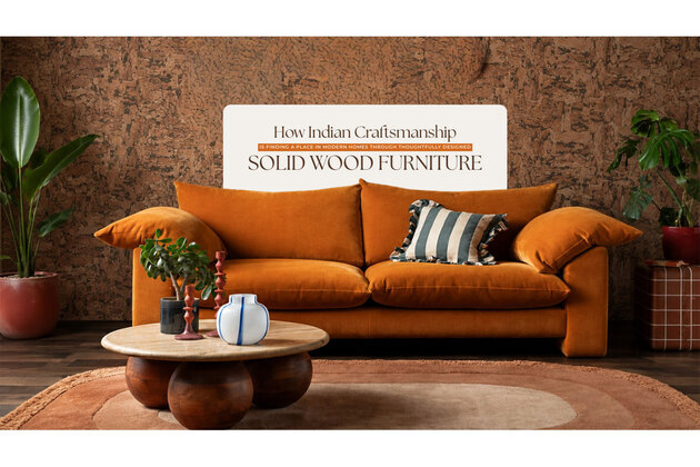 How Indian Craftsmanship Is Finding a Place in Modern Homes Through Thoughtfully Designed Solid Wood Furniture