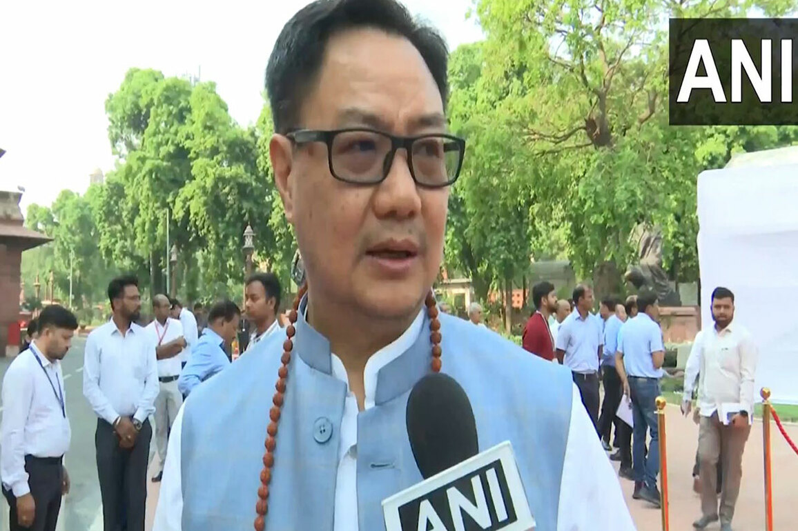 Union Minister Kiren Rijiju extends greetings on unveiling statue of 12th century social reformer Basaveshwara