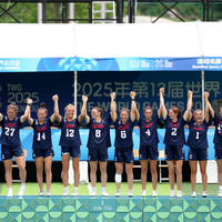 (SP)CHINA-CHENGDU-THE WORLD GAMES 2025-LACROSSE-WOMEN-VICTORY CEREMONY (CN)