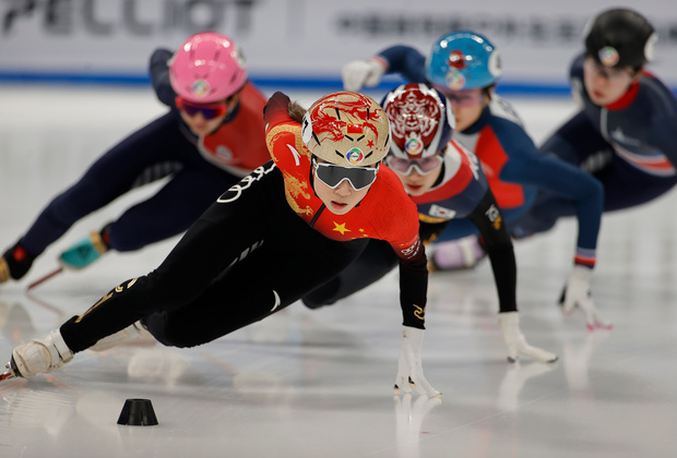 (SP)CHINA-BEIJING-SHORT TRACK SPEED SKATING-WORLD CHAMPIONSHIPS-WOMEN'S 1000M REP.SEMIFINAL(CN)