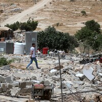 MIDEAST-HEBRON-MASAFER YATTA-DEMOLITION