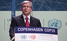 Kevin Rudd speaking at COP15.